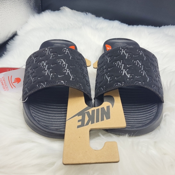 Nike Black and Gray Slide Sandals - Picture 5 of 6